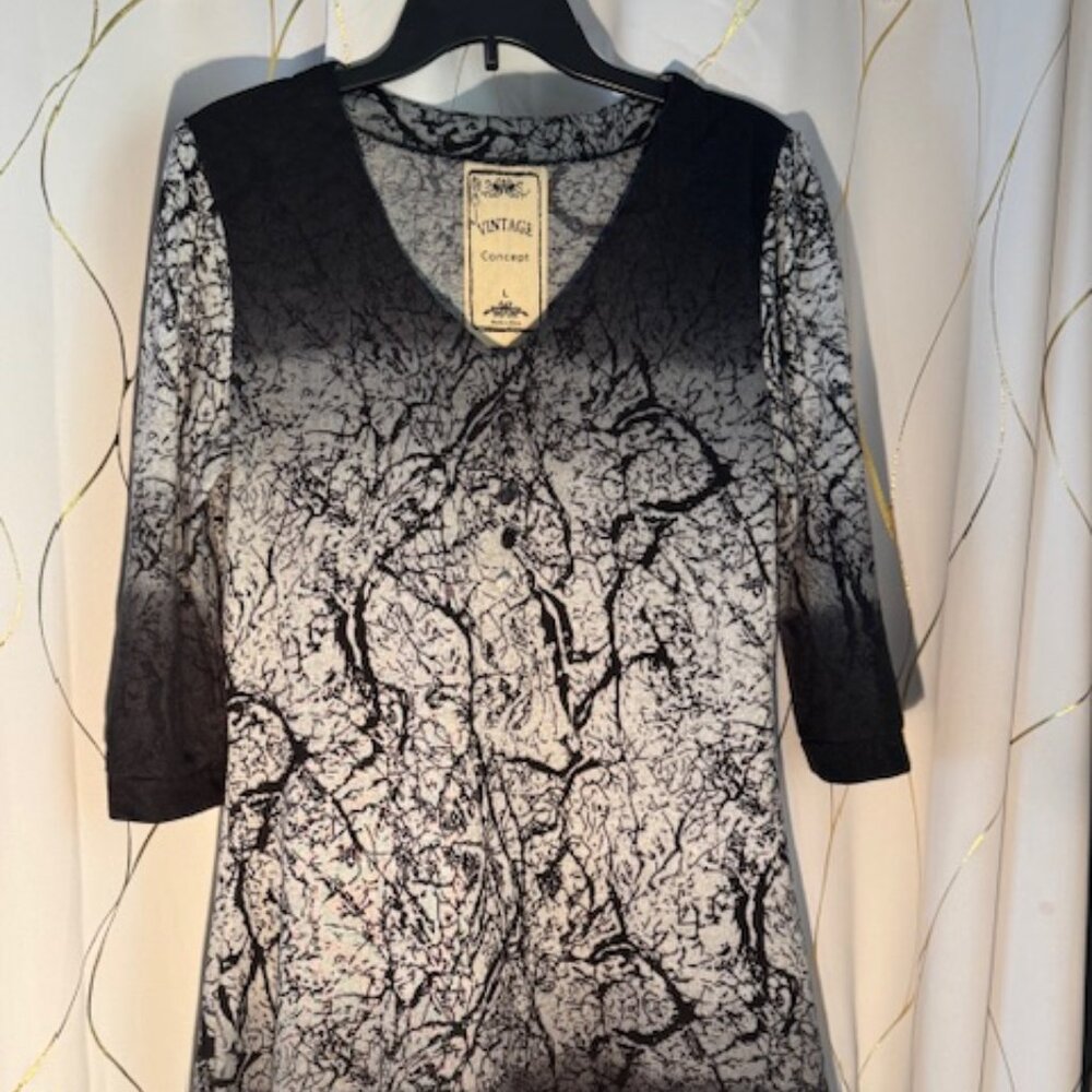 Vintage Concept Long Shirt / Short Dress – Size Large